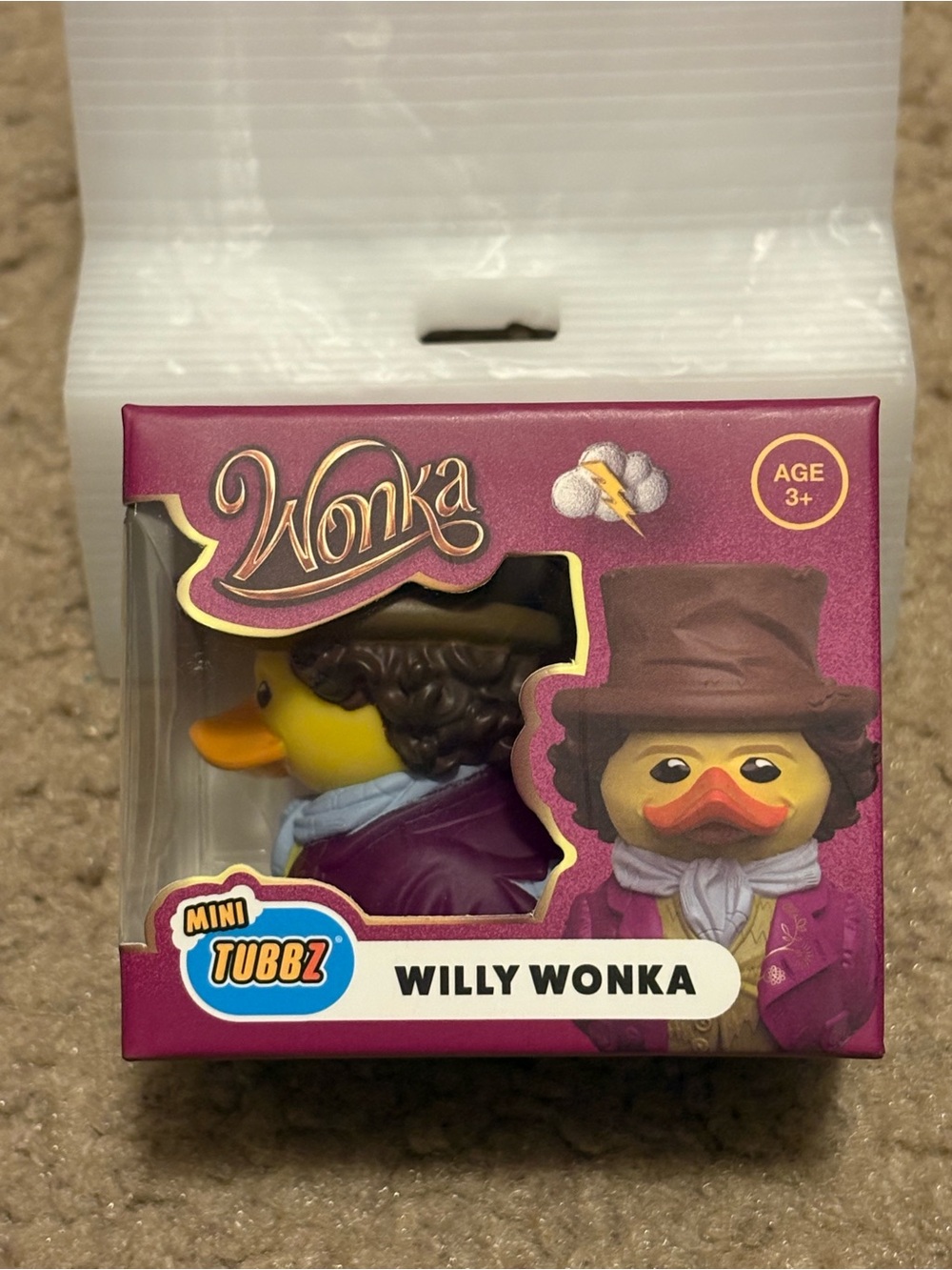 NWT Willy Wonkas Tubbz Mini Duck, Character: Wonka